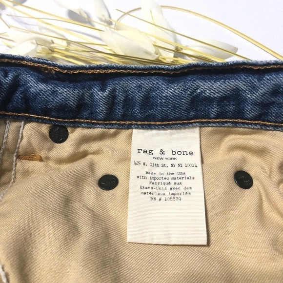 RAG & BONE Boyfriend Short in Obispo Rebel - Picture 7 of 7